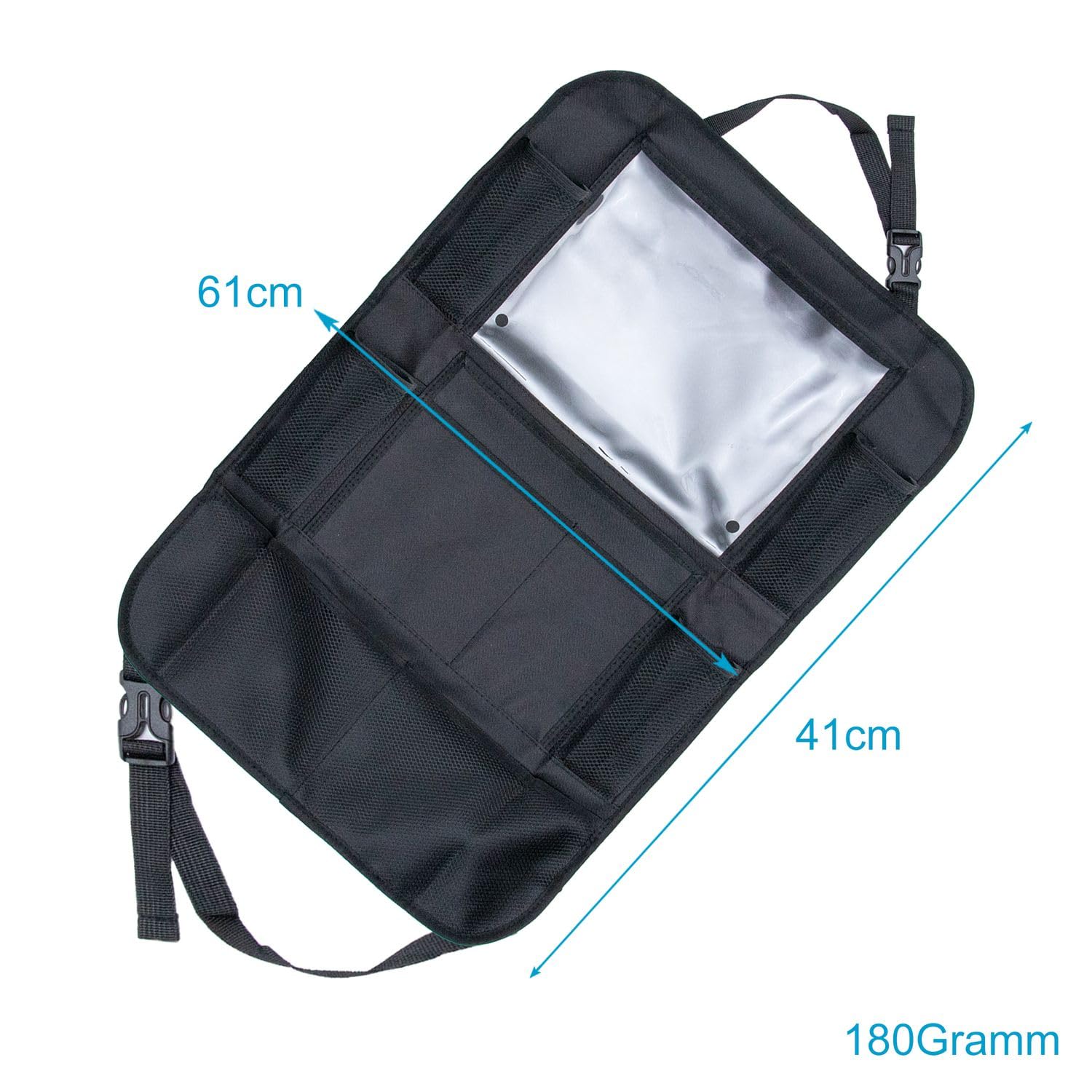 Intirilife Auto Organizer Rücksitz 41x61 cm schwarz Polyester