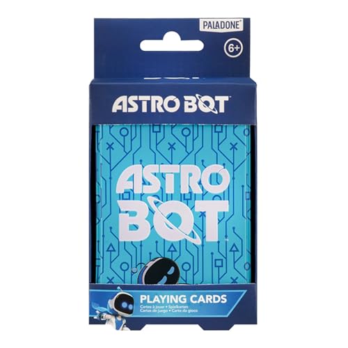 Paladone Astrobot Kartenspiel Dose 52 Karten Standarddeck
