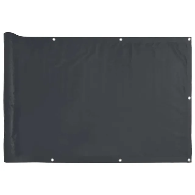 vidaXL Heim & Garten Sichtschutz Anthrazit 800x120 cm PVC