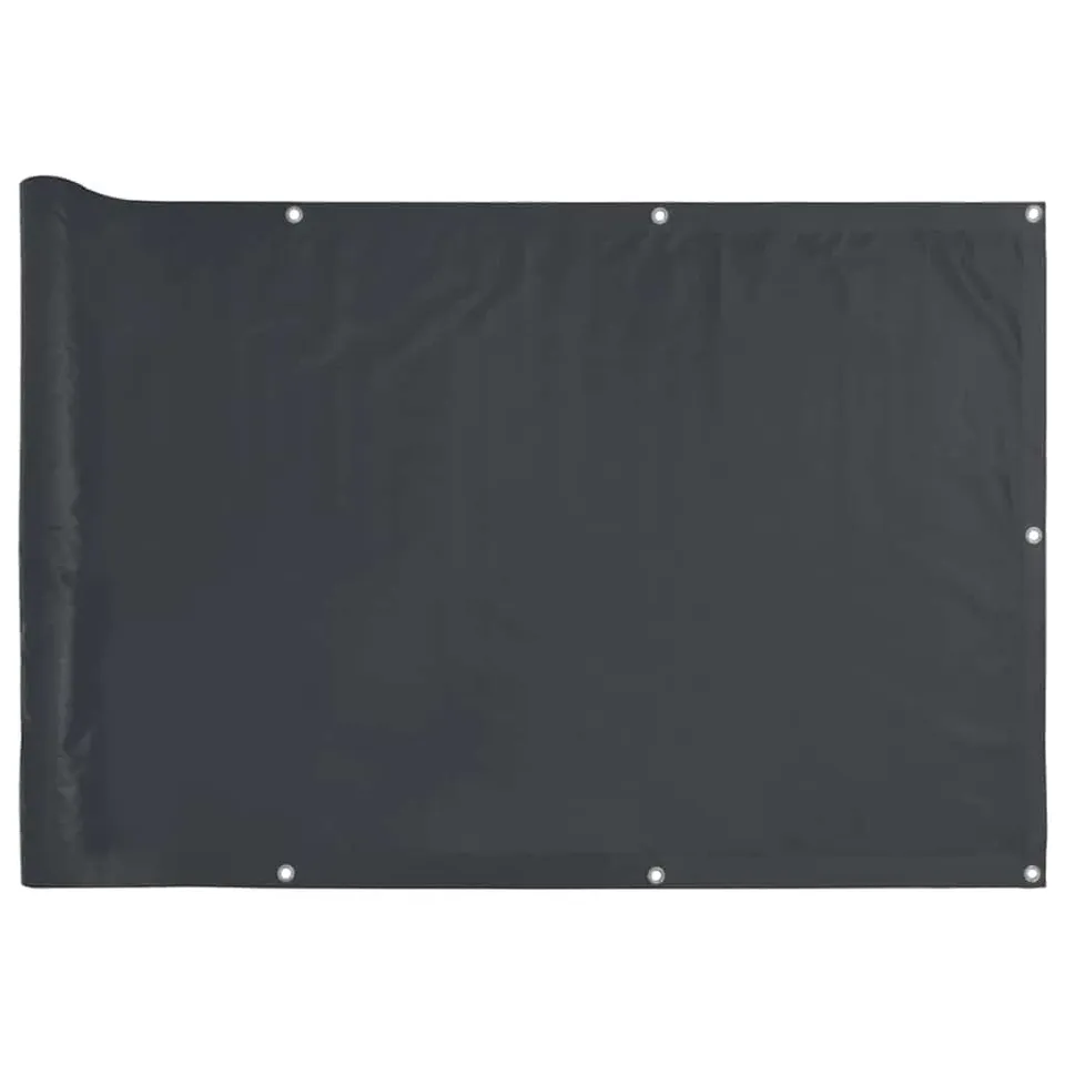 vidaXL Heim & Garten Sichtschutz Anthrazit 800x120 cm PVC