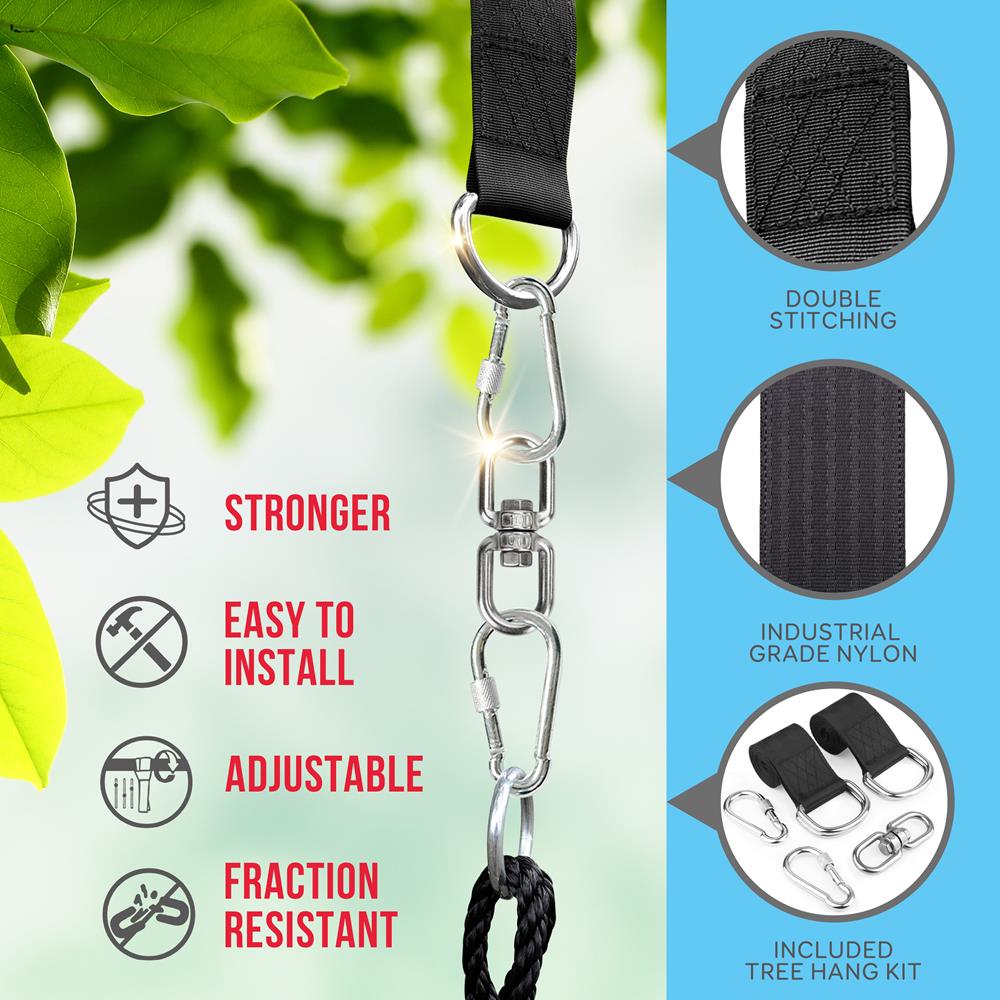 Serenelife Outdoor Swing Hängezelt Schaukel grün wasserdicht