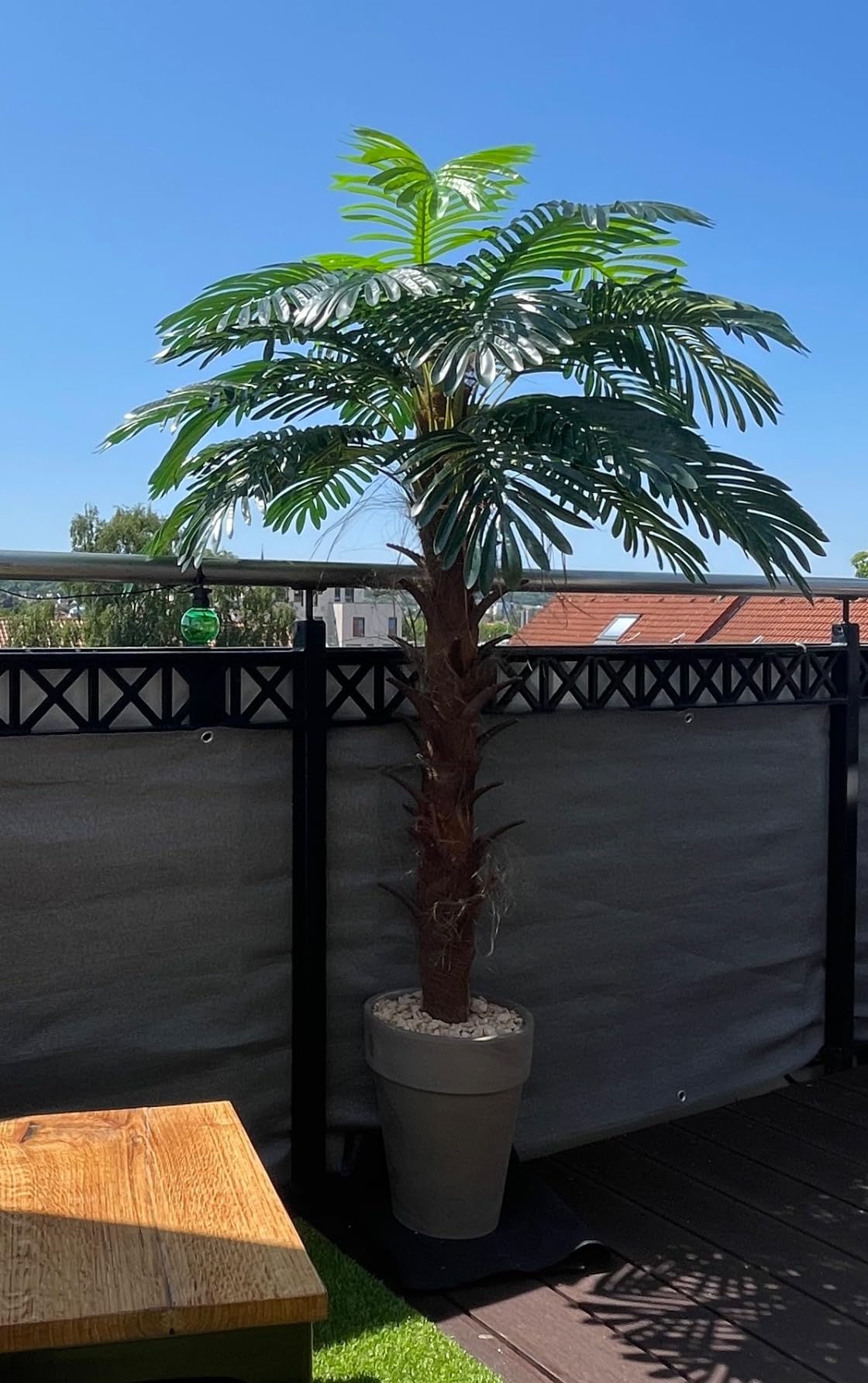 vidaXL Cycas Künstliche Palme 80 cm Grün mit Topf Deko