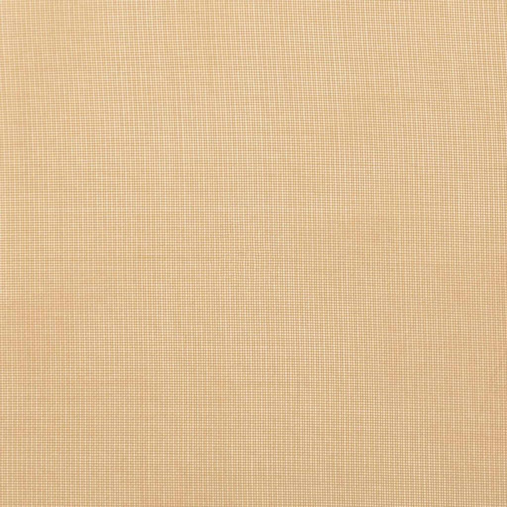 vidaXL Heim & Garten Voile Vorhänge 140x260 cm sandfarbe 2 Stk.