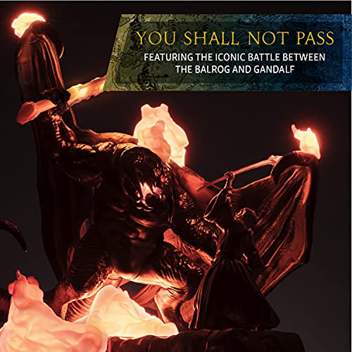 Paladone Balrog vs Gandalf Lampe 37 cm Herr der Ringe USB