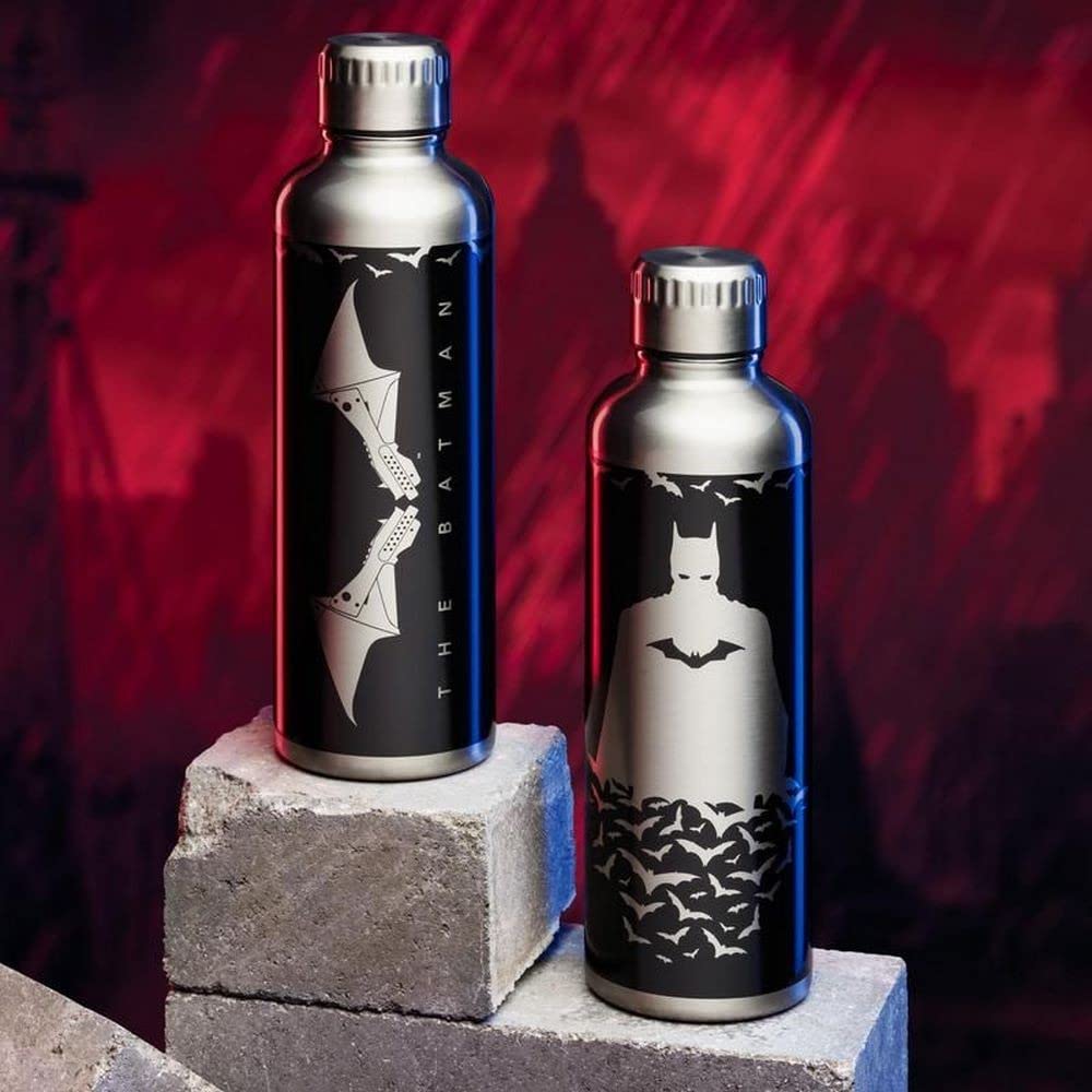Paladone Drinkware Batman Metall Wasserflasche 500 ml Edelstahl