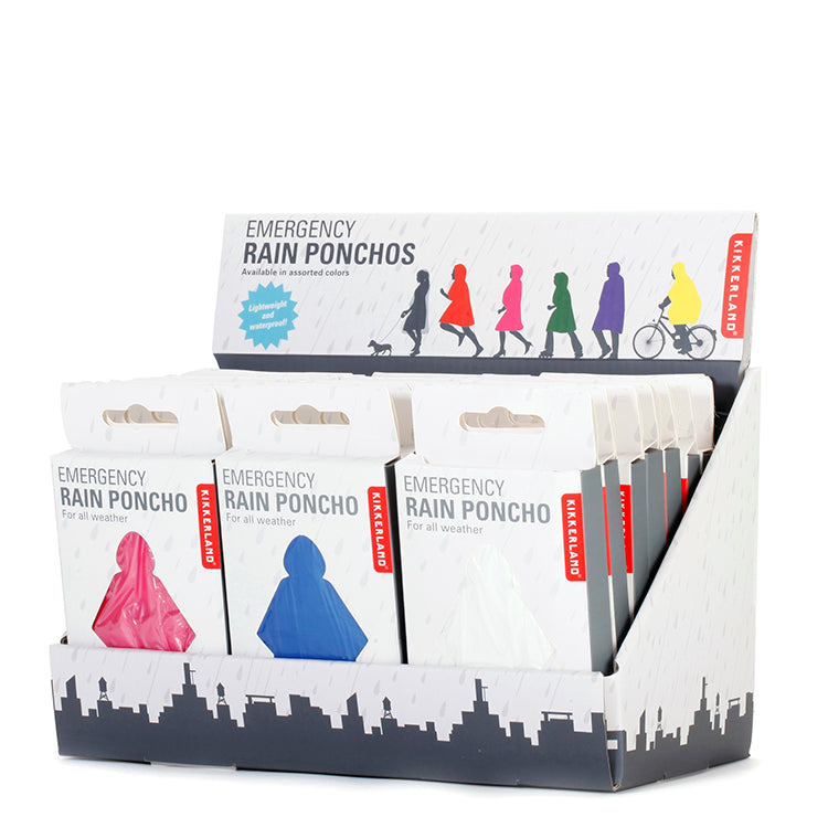 Kikkerland Emergency Regenponcho mit Beutel Einheitsgröße