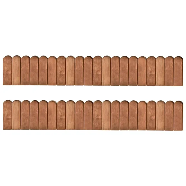 vidaXL Heim & Garten Rollboarder Beeteinfassung Braun 120 cm