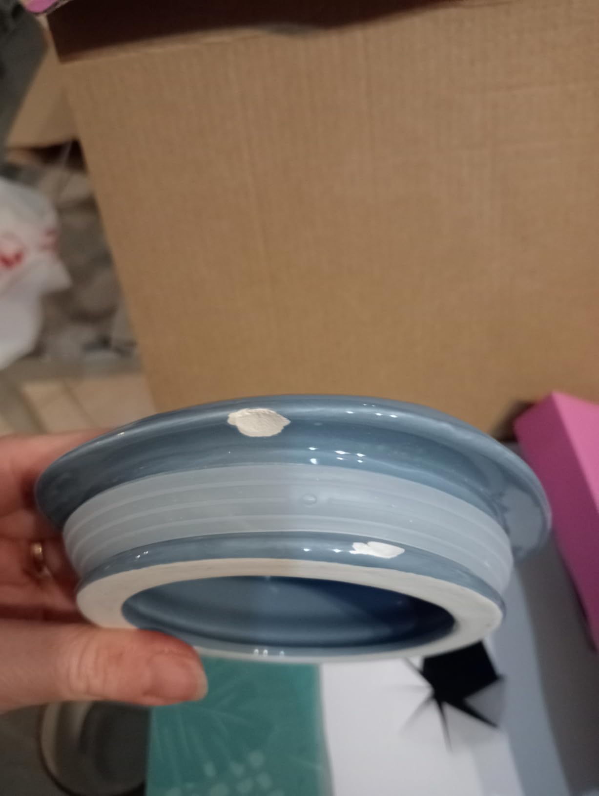 Paladone Homeware Stitch Keksdose Keramik blau mit Deckel