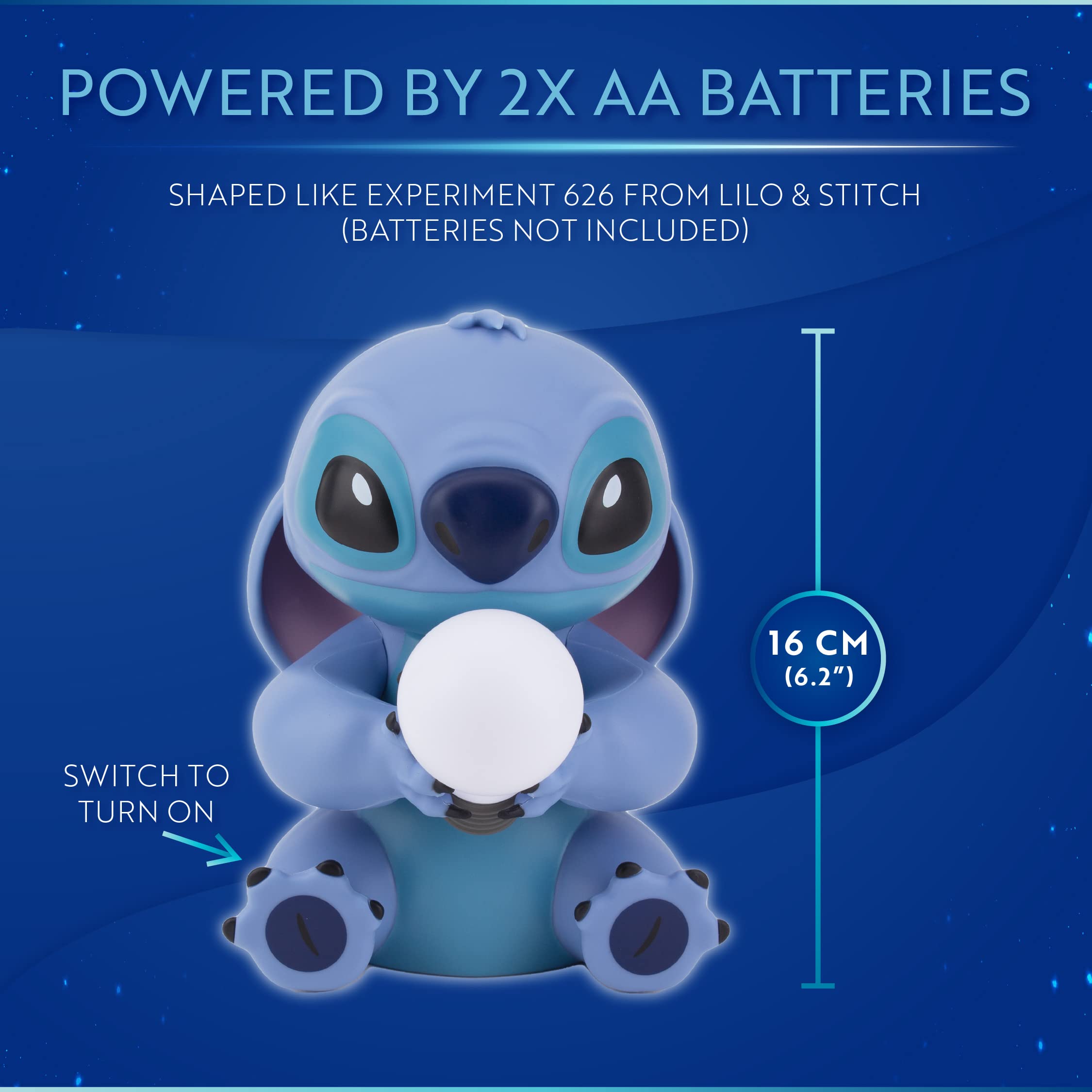 Paladone Stitch Licht Lampe Nachttischlampe Disney