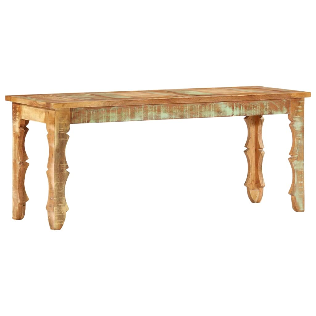 vidaXL Möbel Sitzbank Massivholz 110x35x45 cm Recycelt