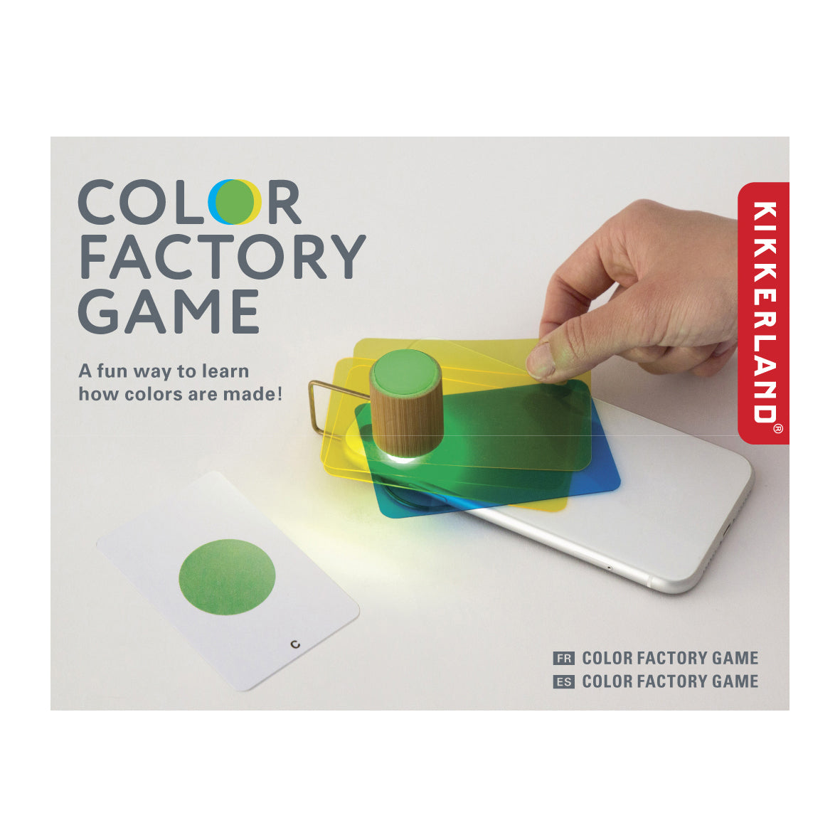 Kikkerland Color Mixing Game Farbenspiel