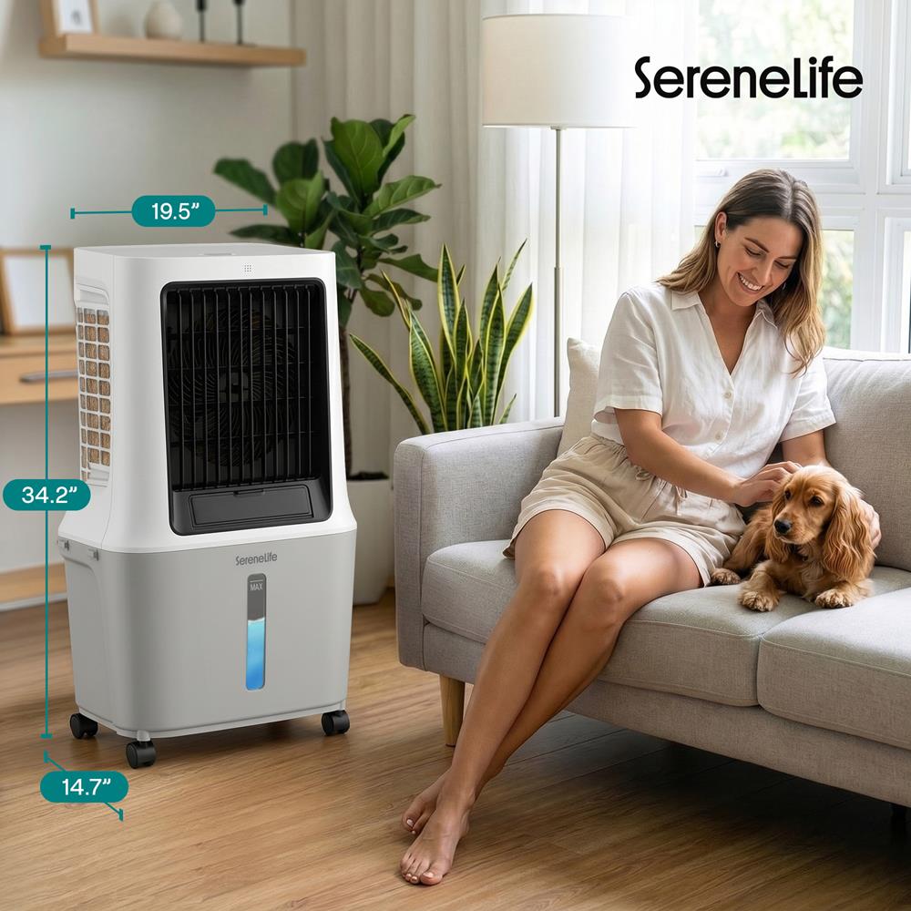 Serenelife Portable AC Luftkühler 30L WiFi 140W