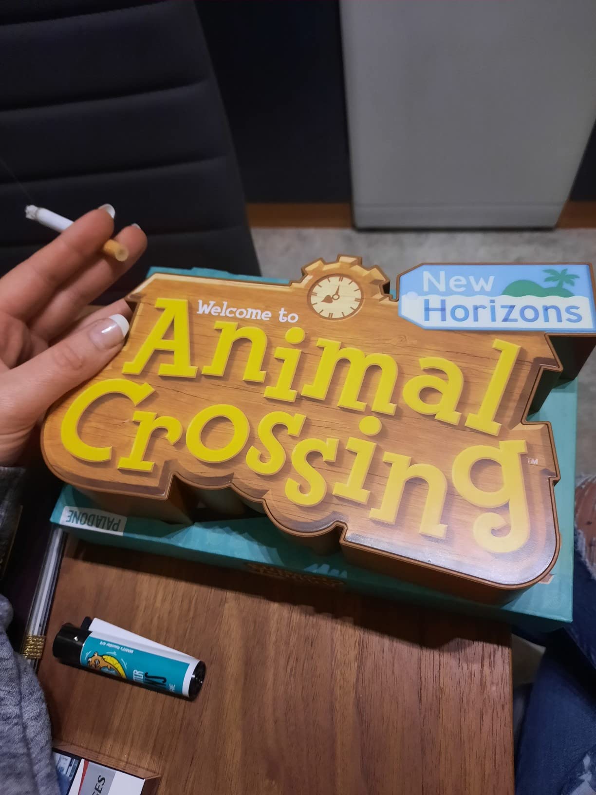 Paladone Animal Crossing Logo Light Lampe 2 Modi