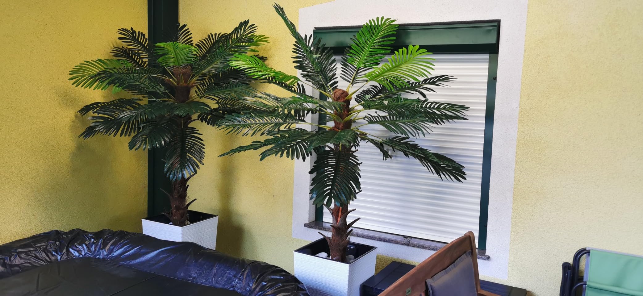vidaXL Cycas Künstliche Palme 80 cm Grün mit Topf Deko