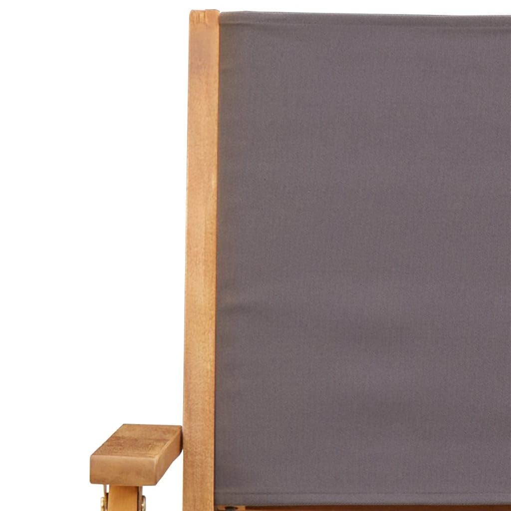 vidaXL Bistro-Set Anthrazit 3-tlg Akazie 60x60 cm klappbar