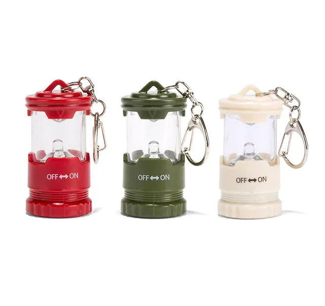 Kikkerland Mini Lantern Schlüsselanhänger Laterne LED