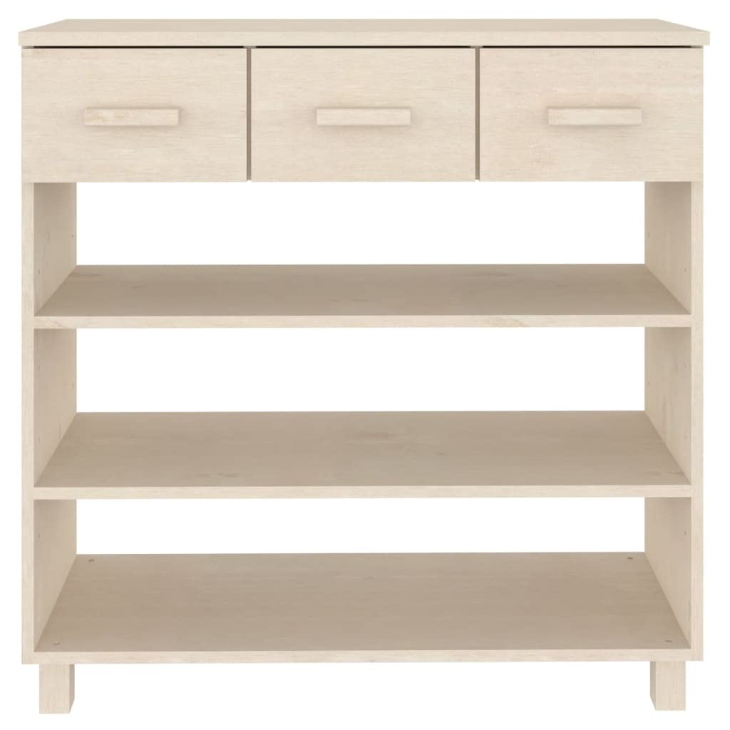 vidaXL Konsolentisch HAMAR 90x35x90 cm honigbraun Kiefer