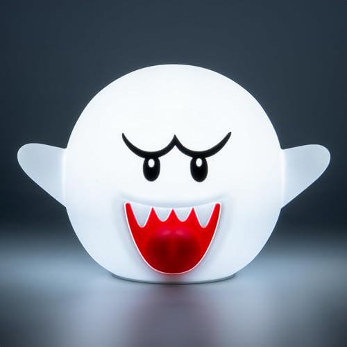 Paladone Lighting SquishyGlo Boo Silikon-Lampe Mario 13,7 cm