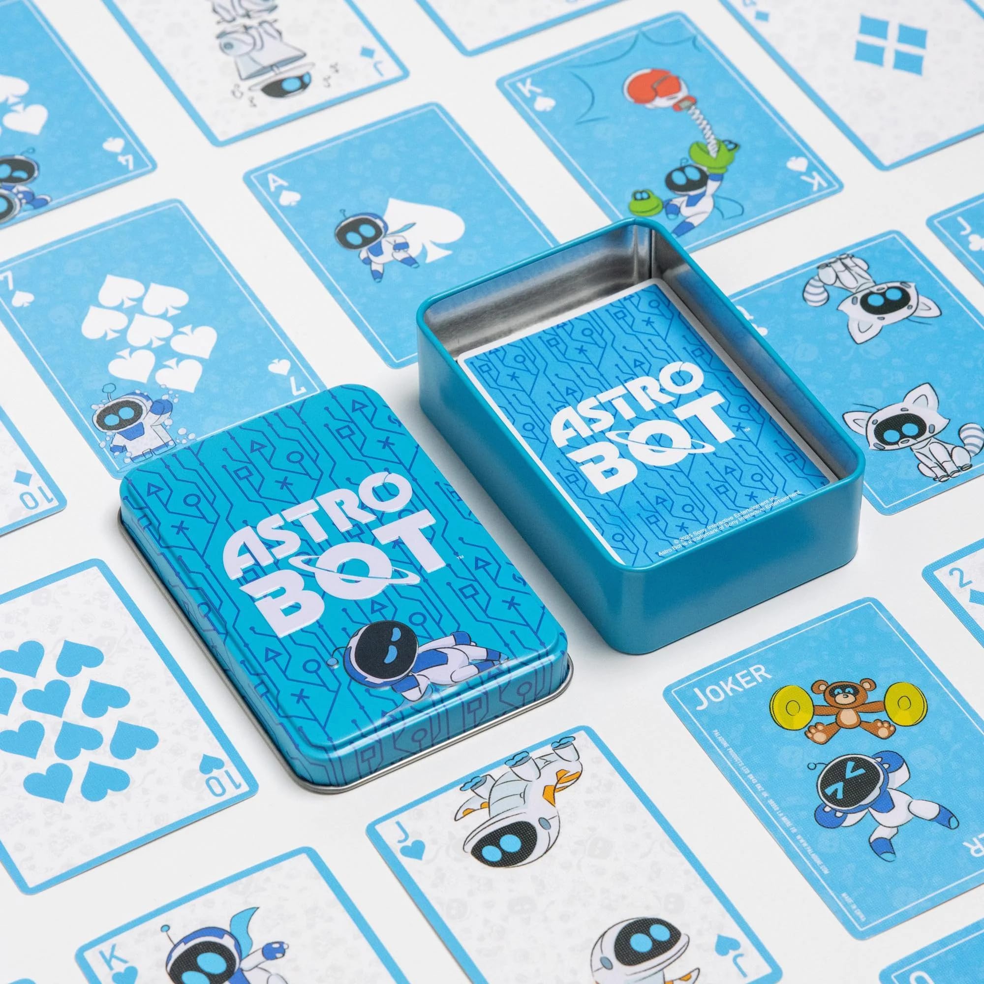 Paladone Astrobot Kartenspiel Dose 52 Karten Standarddeck