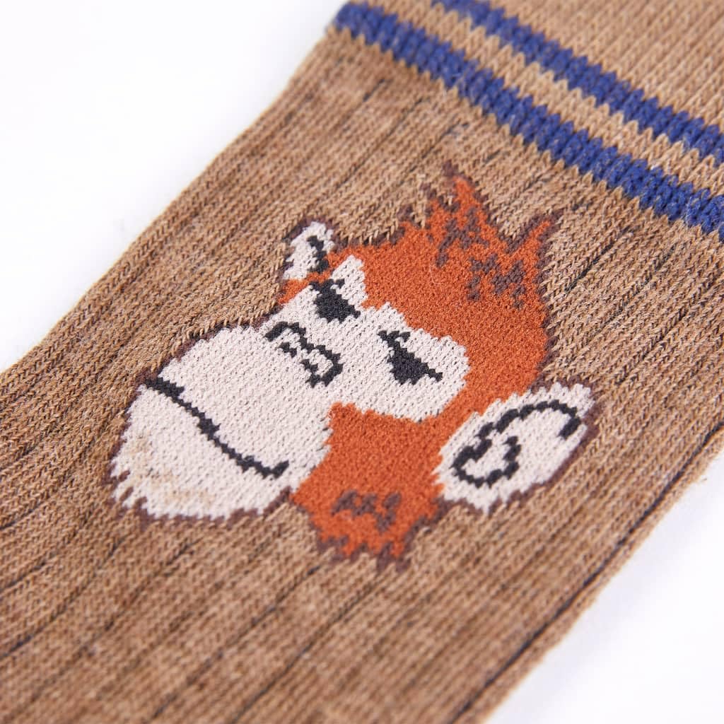 vidaXL Baby & Kleinkind Kindersocken 5 Paar 23-26 Affe Baumwolle