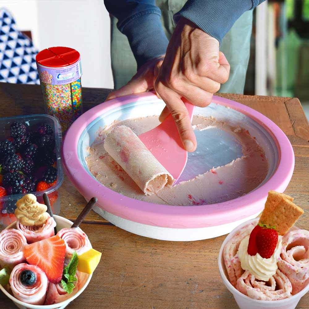 MikaMax Bar & Kitchen Eisplatte Ø30 cm Eismaschine mit Rezepten