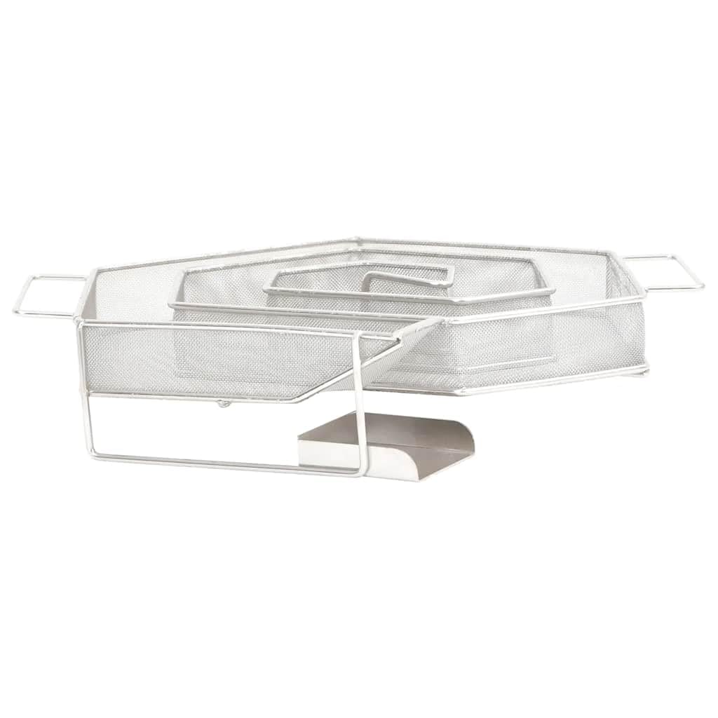 vidaXL Kaltrauchgenerator 6-Seitig Edelstahl 22,5 cm