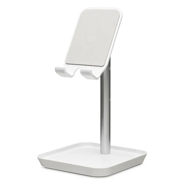 Kikkerland Phone Stand Handyständer Weiß höhenverstellbar