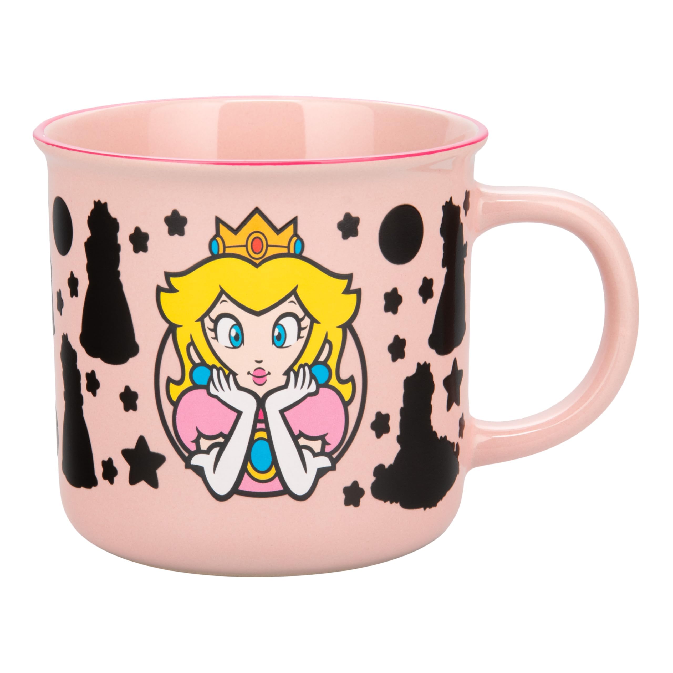 Paladone Super Mario Peach Tasse 300 ml rosa Thermoeffekt Keramik