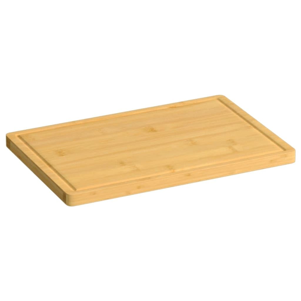 vidaXL Heim & Garten Schneidebrett Bambus 40x30 cm Saftrille