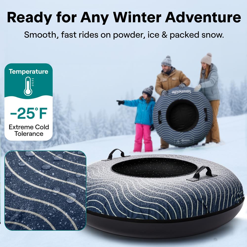 Serenelife Kids Play Snow Tube 40 Zoll Navy-Blau