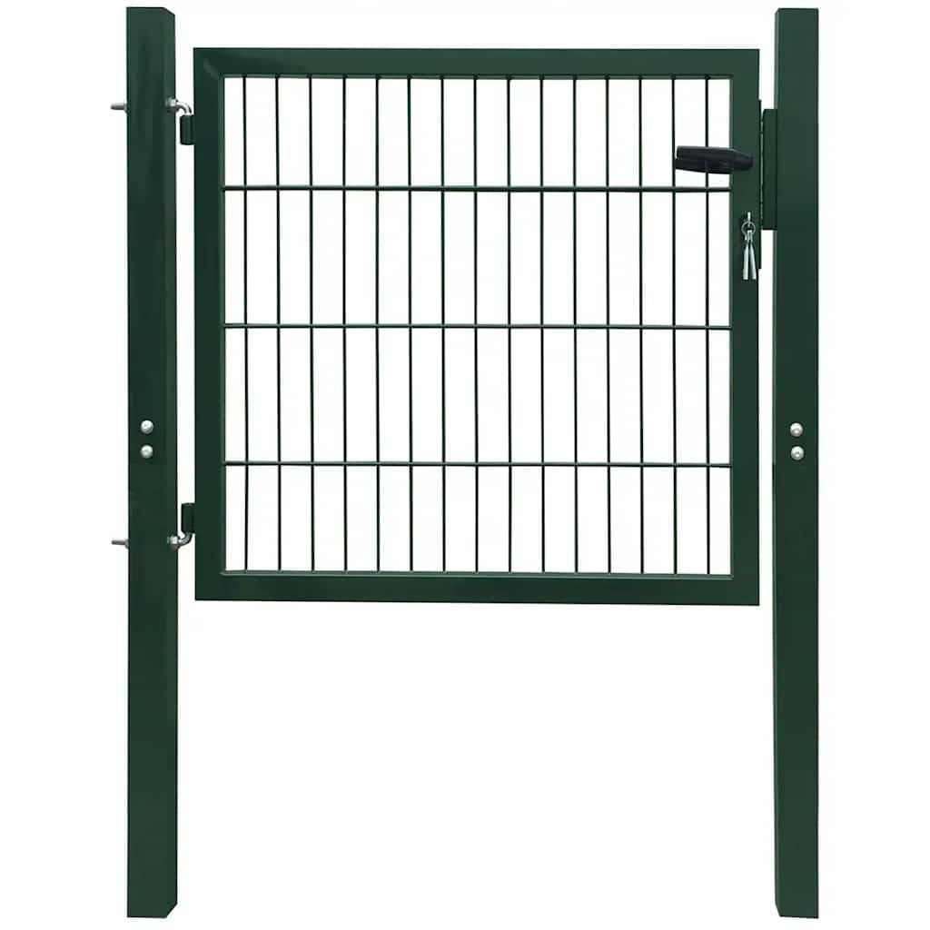 vidaXL Heim & Garten Zauntor Stahl Anthrazit 100x100 cm