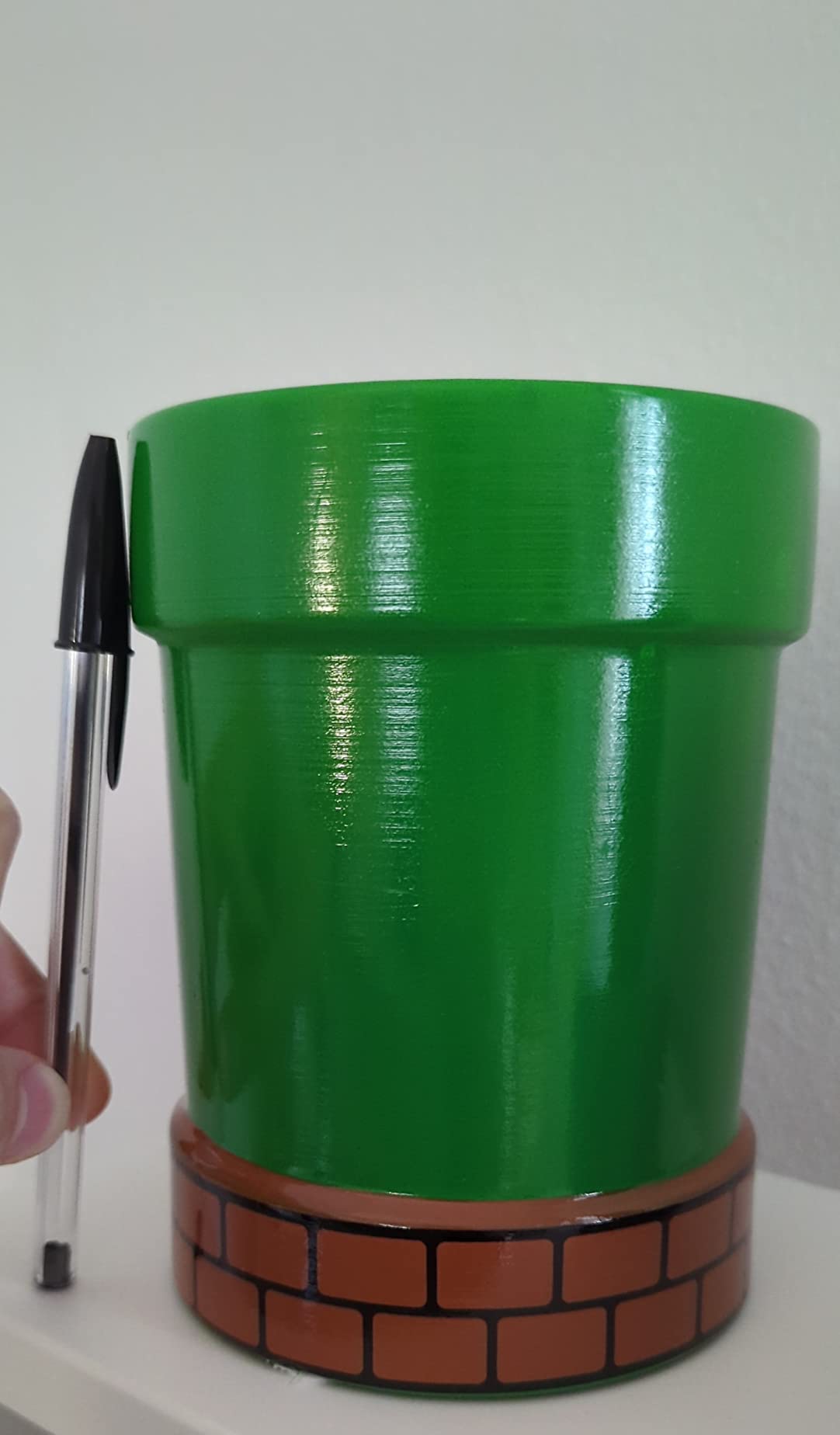 Paladone Super Mario Warp Pipe Blumentopf 15 cm Keramik grün