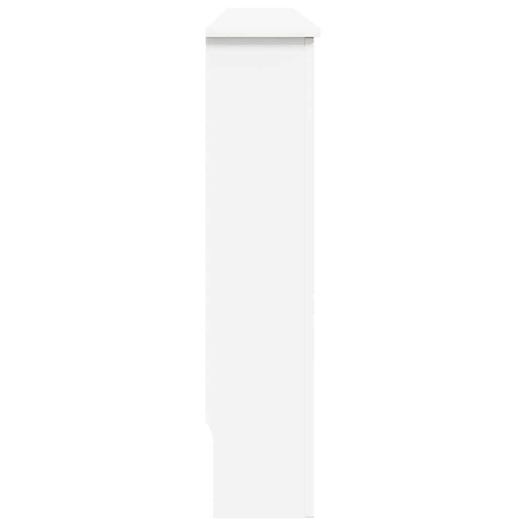 vidaXL Heizkörperabdeckung Weiß 112x19x81,5 cm MDF