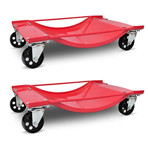 vidaXL PKW Rangierhilfen 2 Stück 900 kg mit Rollen