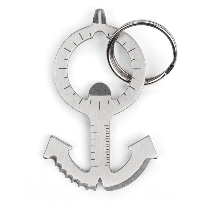 Kikkerland Anchor Multitool Edelstahl 8 Funktionen