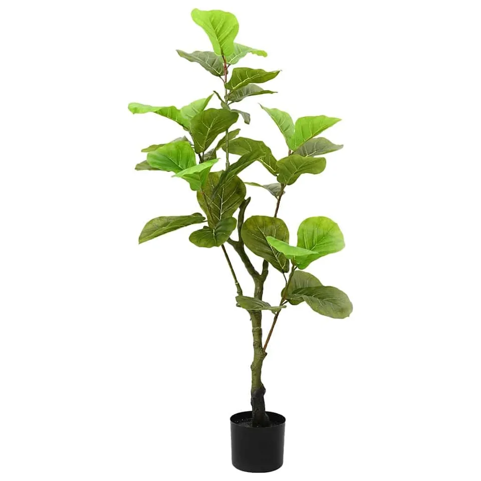 vidaXL Heim & Garten Ficusbaum künstlich 125 cm grün 30 Blätter