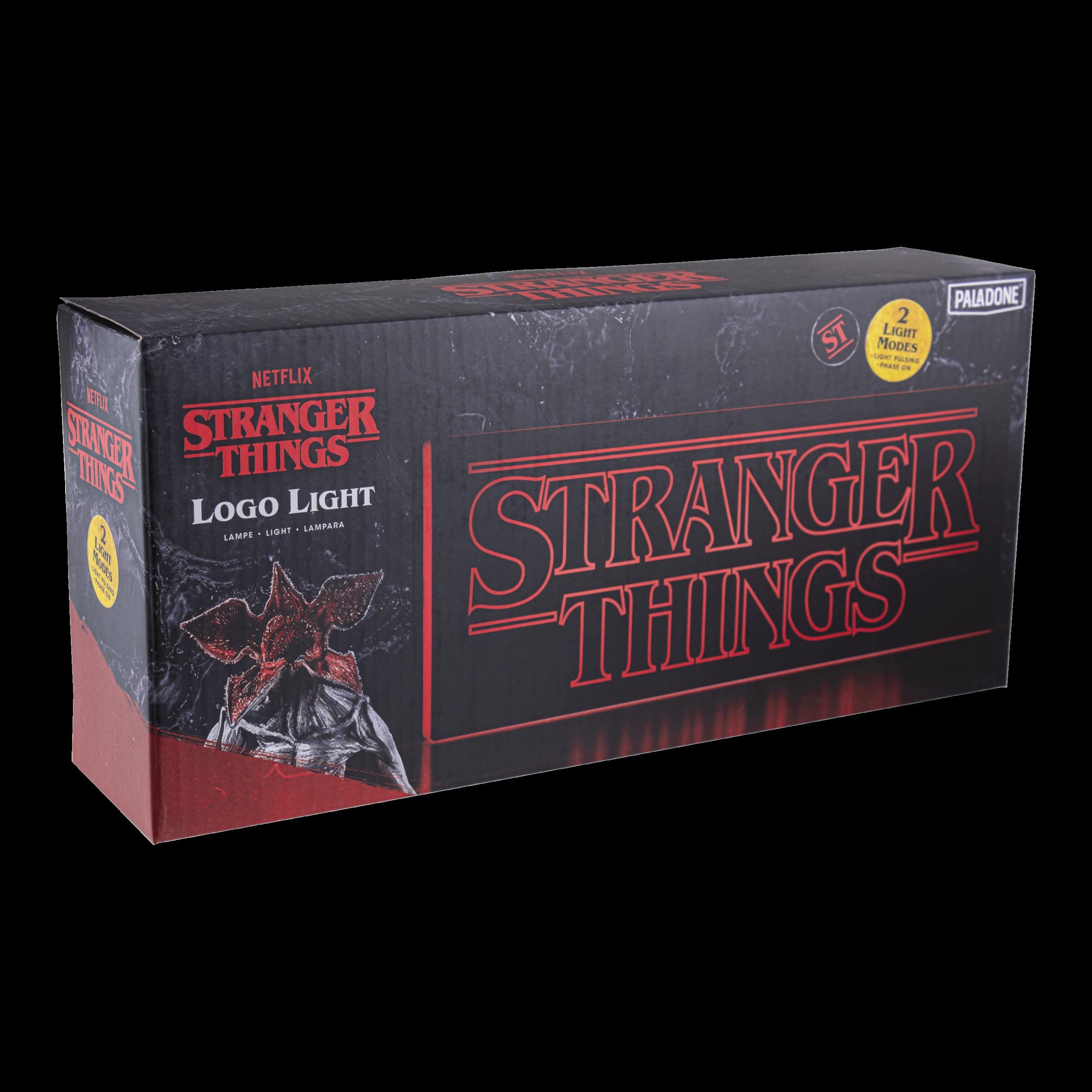 Paladone Lighting Stranger Things Logo Licht 2 Modi Tischleuchte