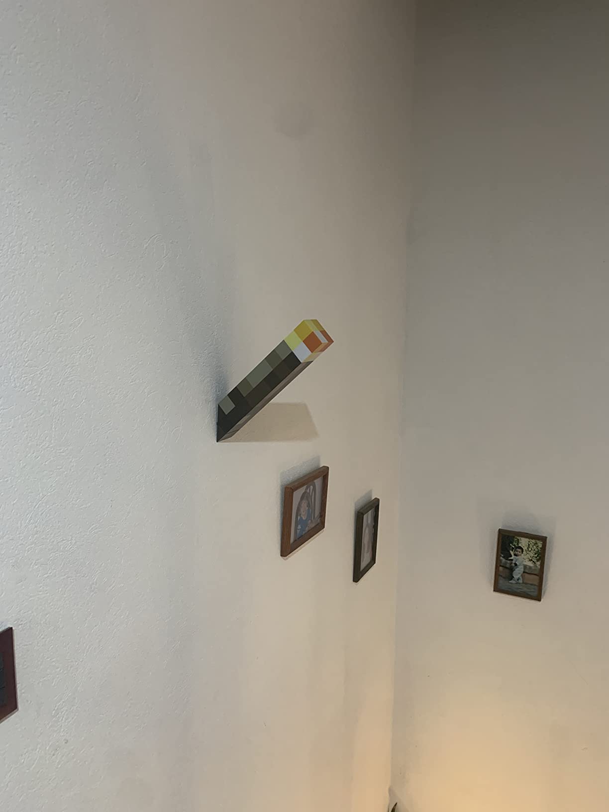 Paladone Minecraft Fackel-Licht 13 cm 2 Modi Batterie