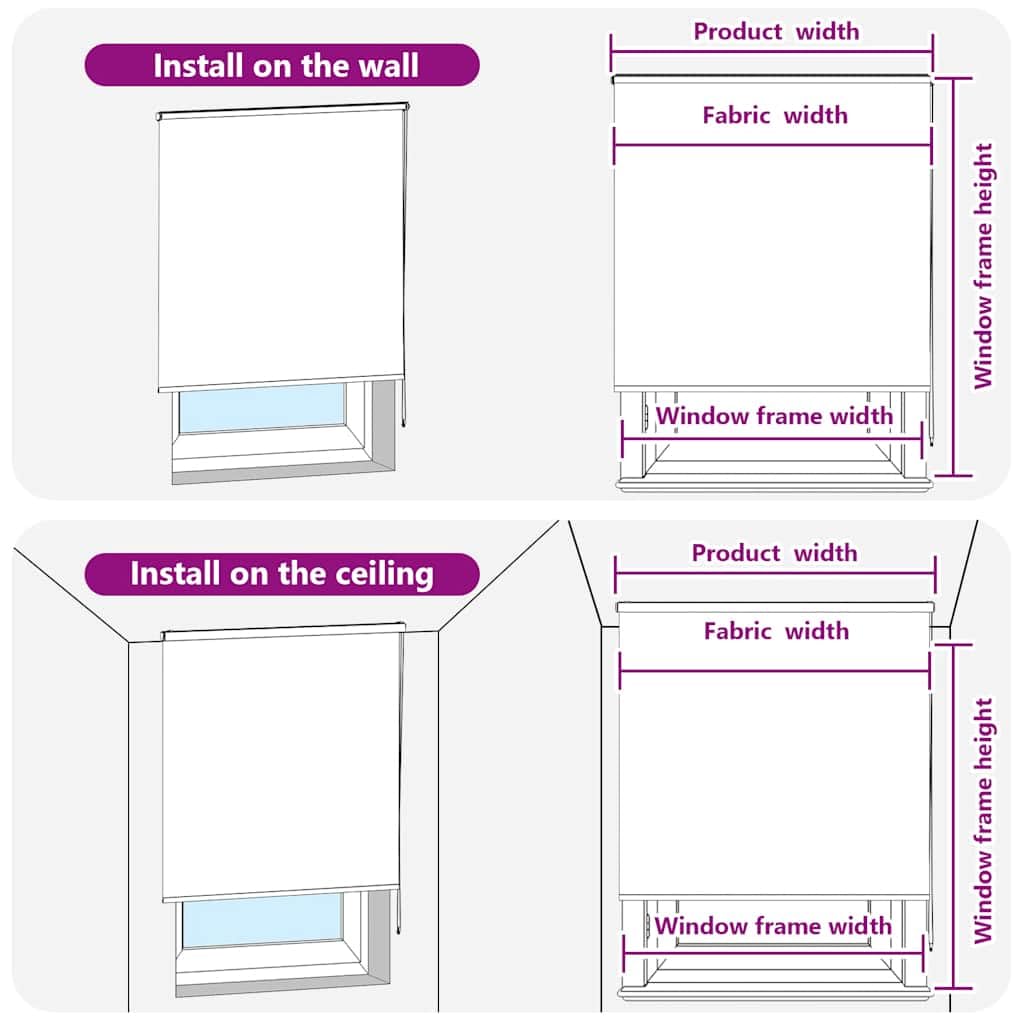 vidaXL Duschrollo 120x240 cm Quadratmuster EVA Rollo
