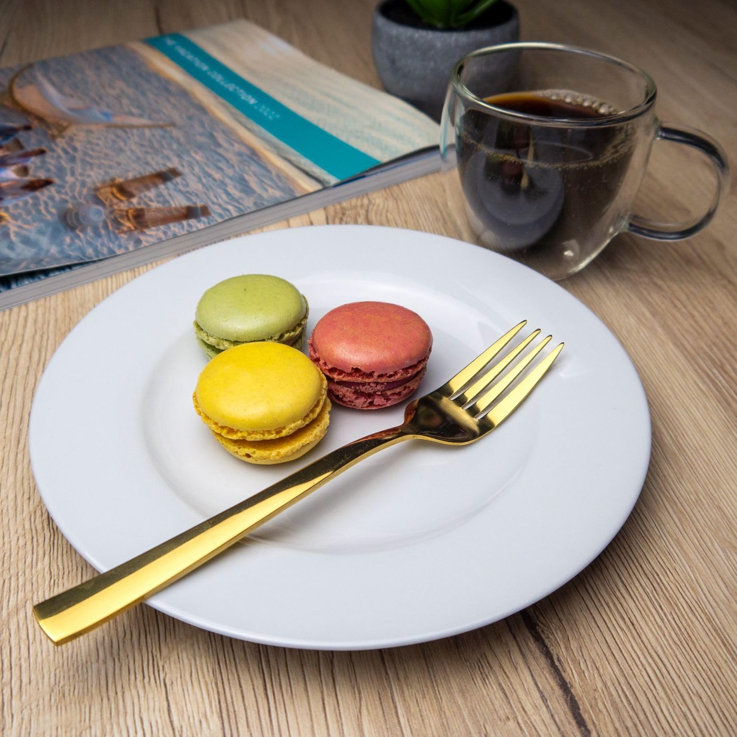 Intirilife Besteck Set 20-teilig Gold Edelstahl für 4 Personen