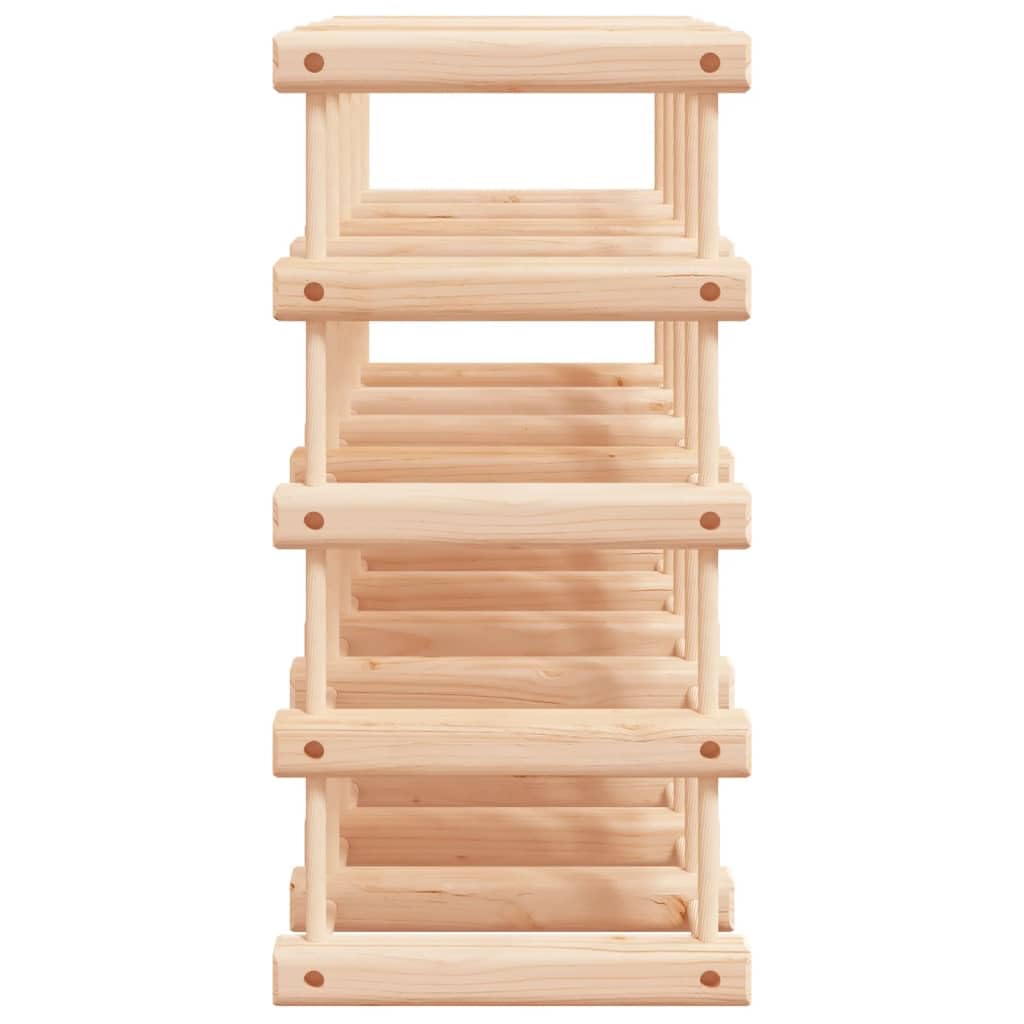 vidaXL Weinregal 20 Flaschen Kiefer 46,5x23x46,5 cm