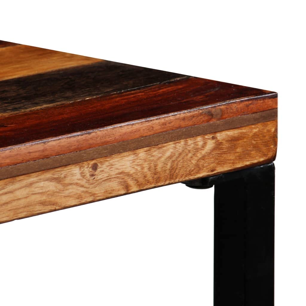 vidaXL Bartisch Altholz massiv 70x70x106 cm Stehtisch