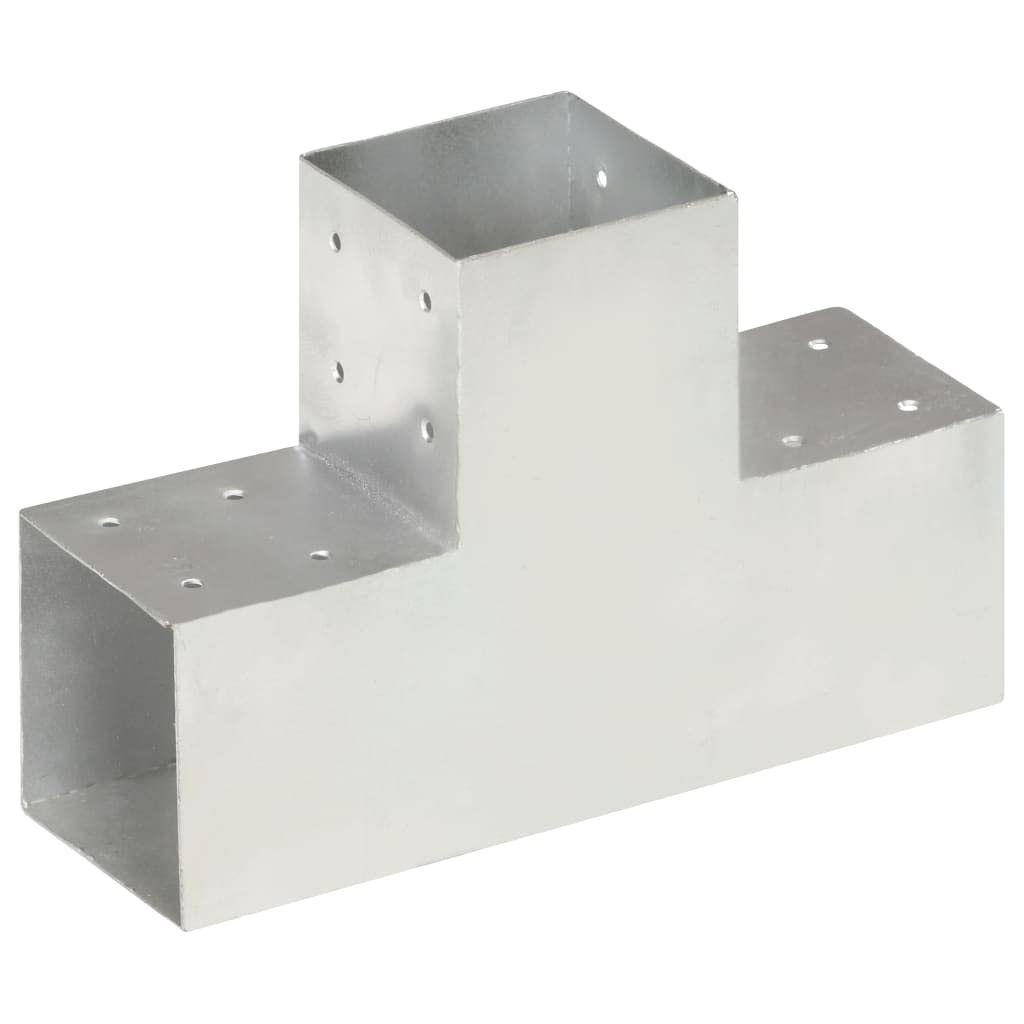 vidaXL Pfostenverbinder T-Form 101x101 mm Verzinkt Metall