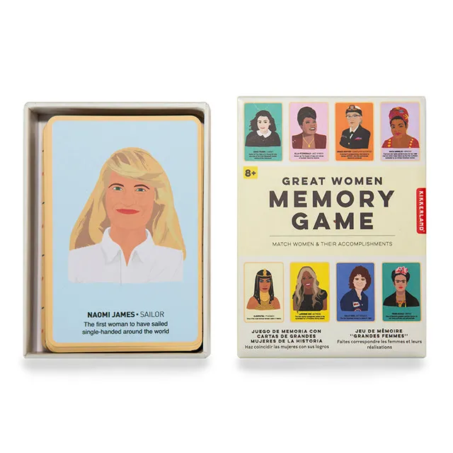 Kikkerland Play Great Women Memory Spiel Lernspiel