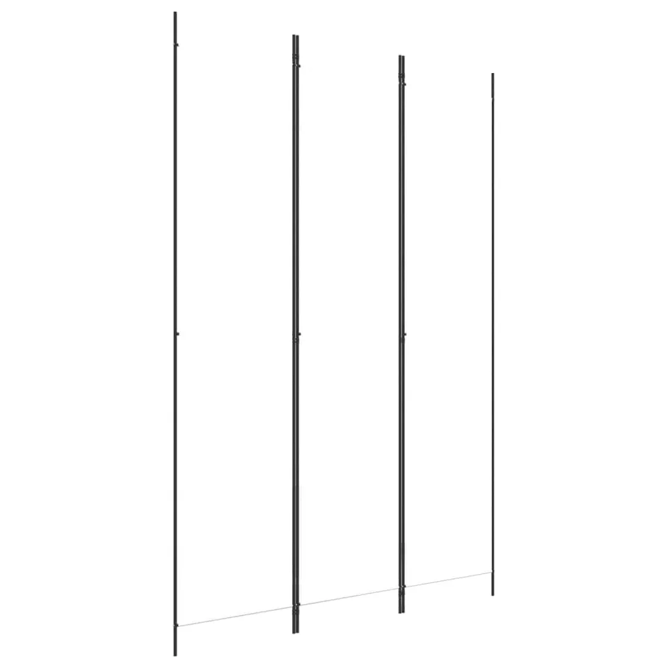 vidaXL Heim & Garten Paravent Raumtrenner 150x220cm Weiß-Braun