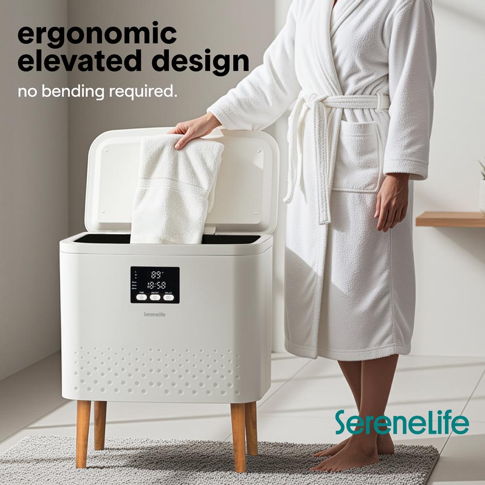 Serenelife Towel Warmers Handtuchwärmer weiß 20L