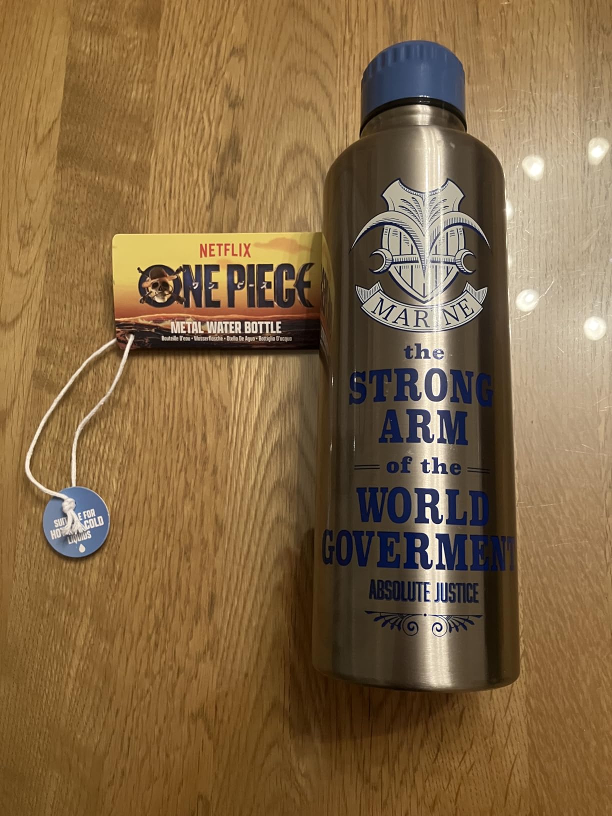 Paladone One Piece Marines Trinkflasche 500 ml Edelstahl