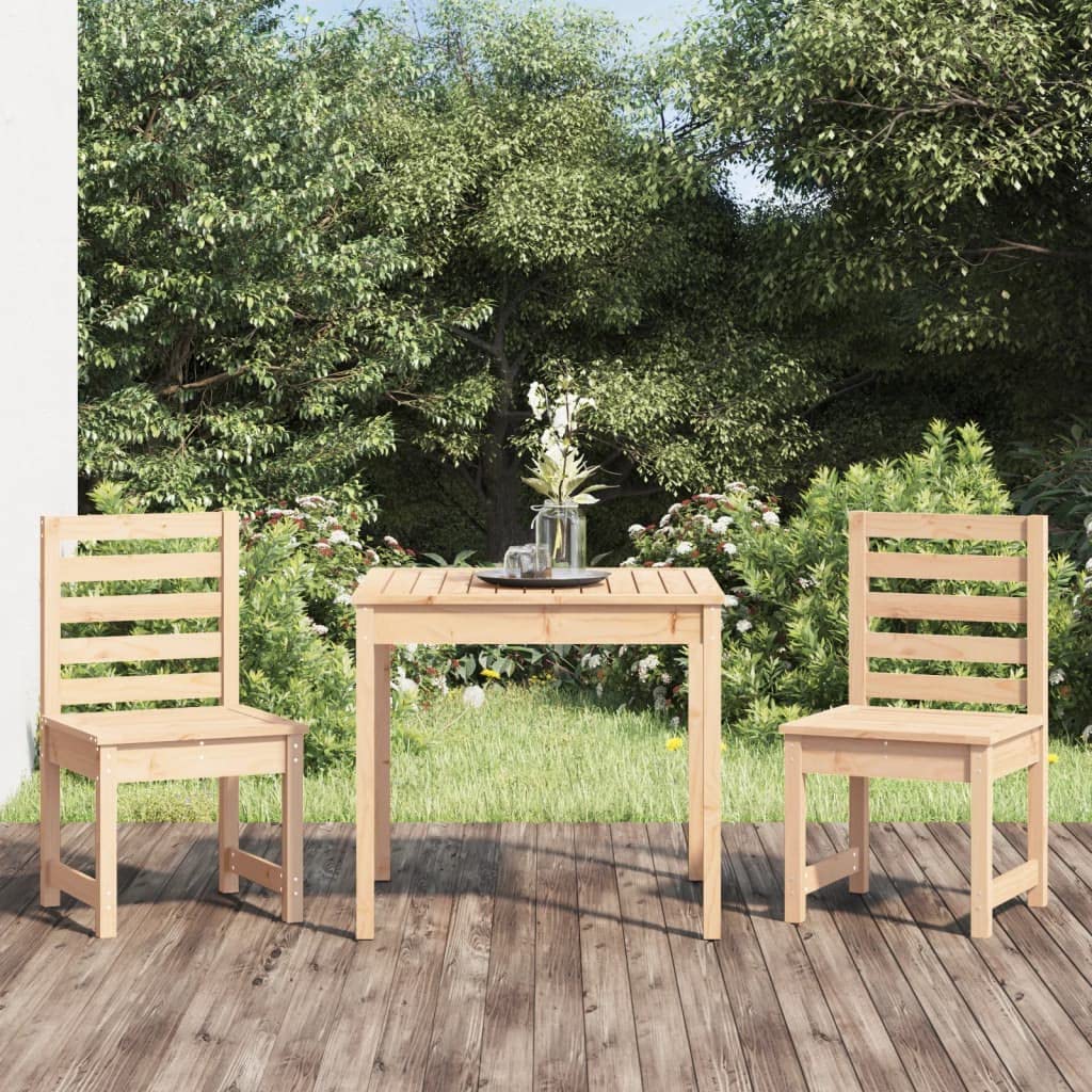 vidaXL Bistroset 3-TLG. Kiefer Massivholz Garten