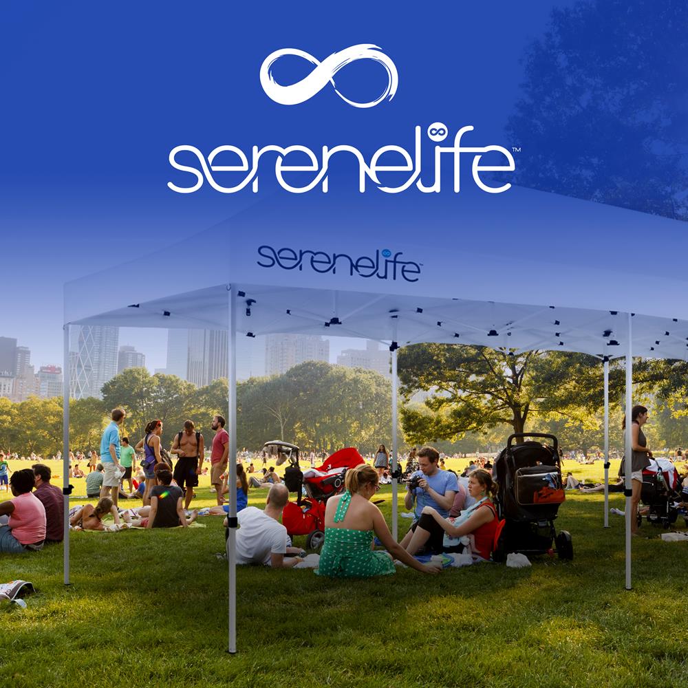 Serenelife Camping Outdoor Faltzelt 10x30Ft Pavillon wasserdicht