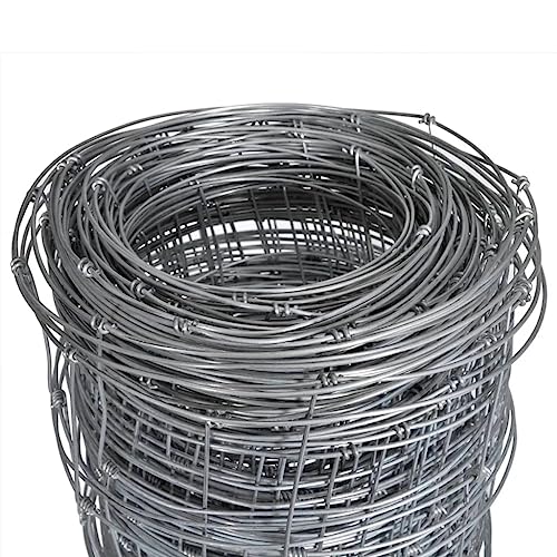 vidaXL Heim & Garten Gartenzaun 50x1,25m silbern Stahl